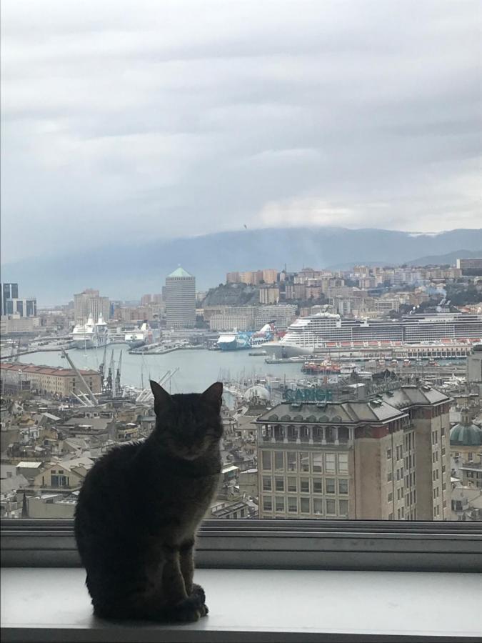 Central Penthouse With Spectacular Sea And City Views Genua Exteriör bild